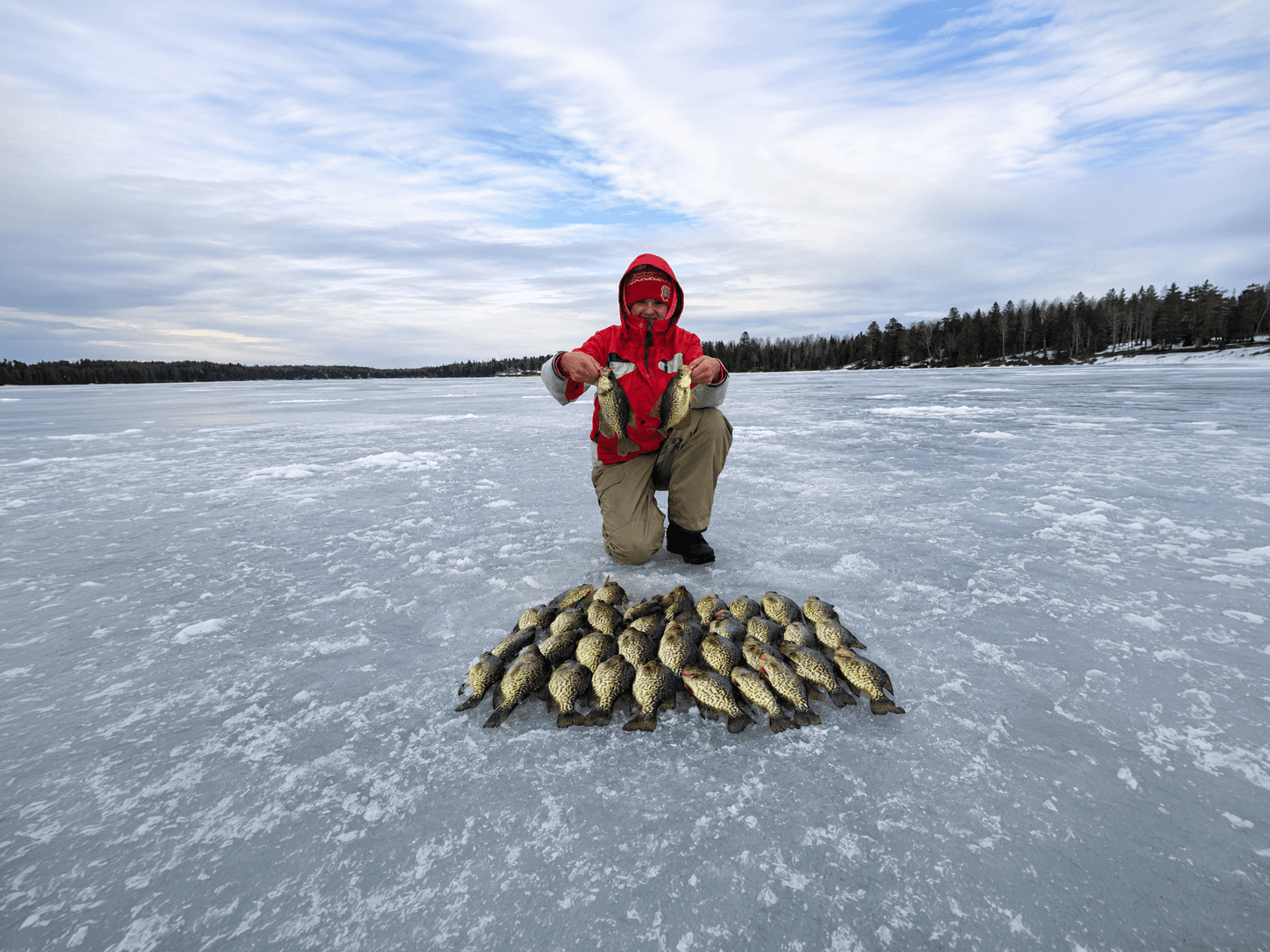 Crappie ice fishing